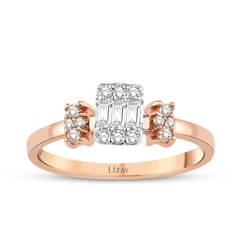 0.38 Carat Diamond Baguette Ring