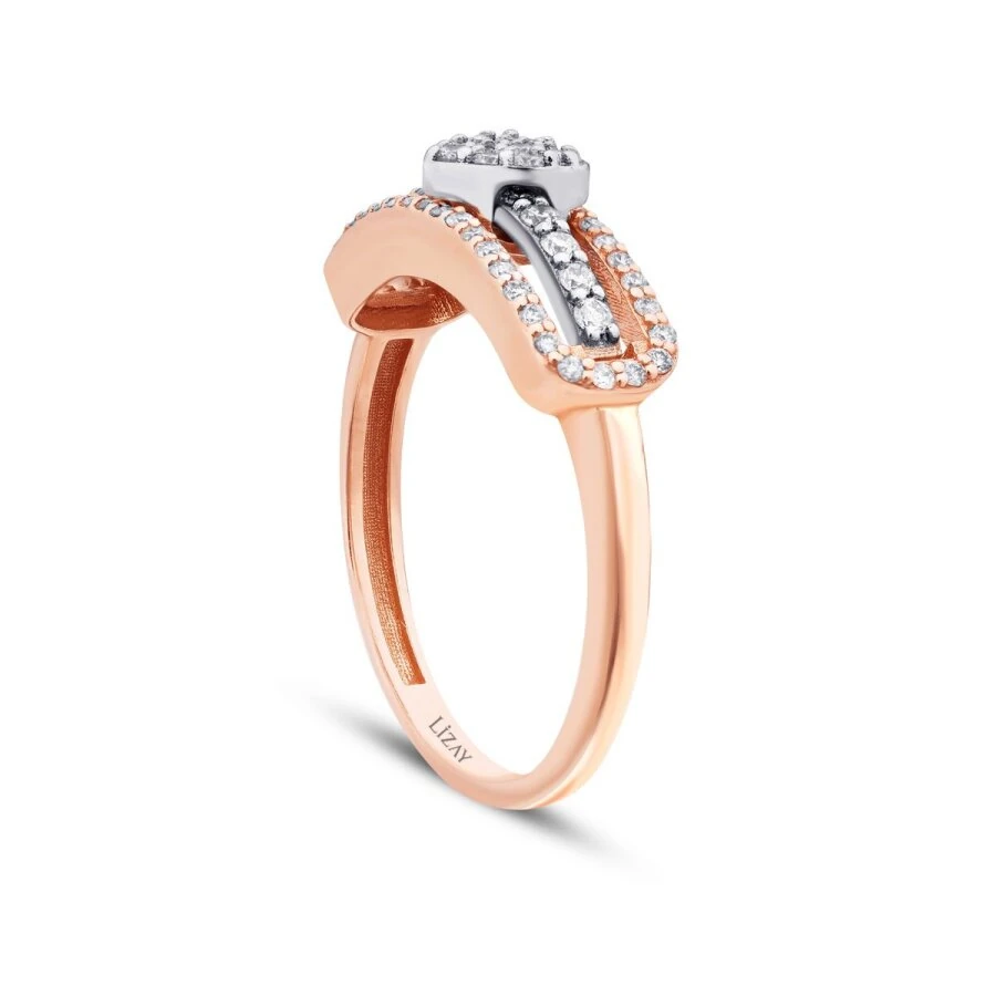 0.34 ct. Diamant Herz Ring