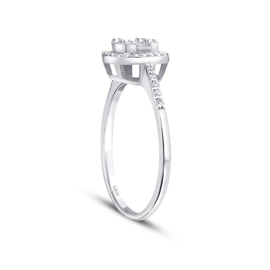 0.22 Carat Diamond Baguette Ring