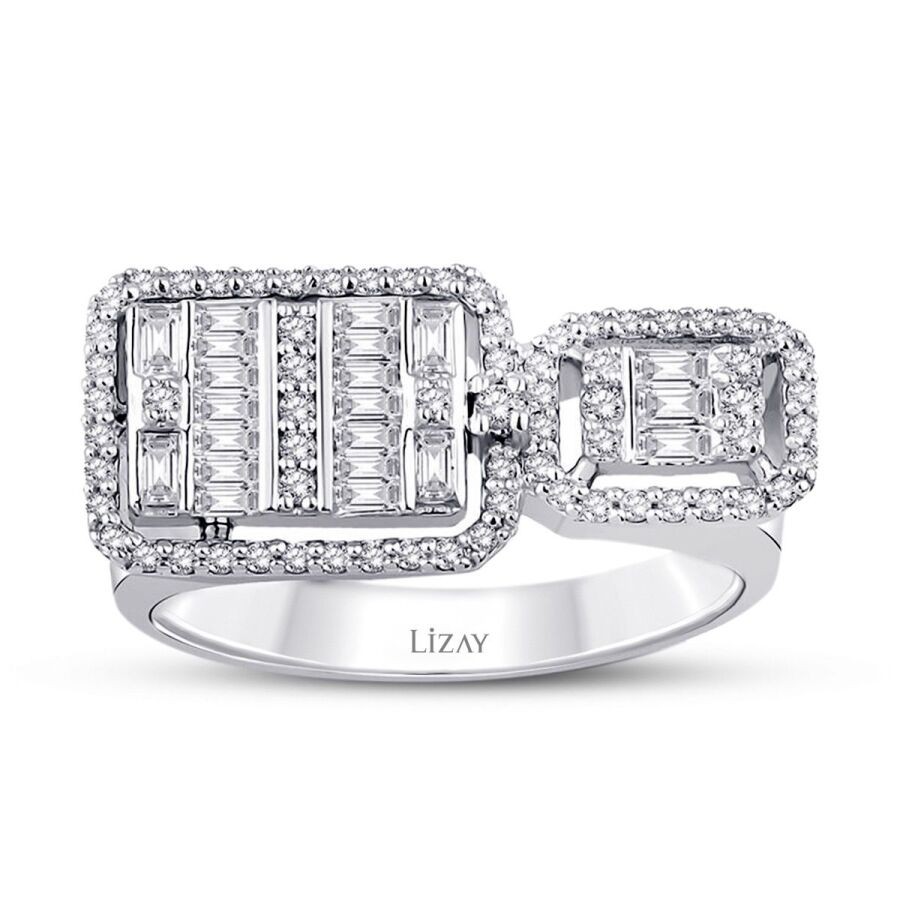 0.41 Carat Diamond Baguette Ring