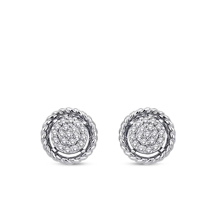 0.21 Carat Diamond Earrings