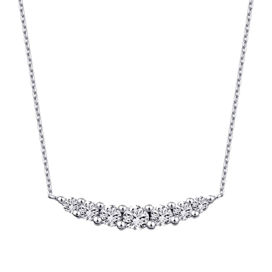 0.22 Carat Diamond Seven-Stone Necklace