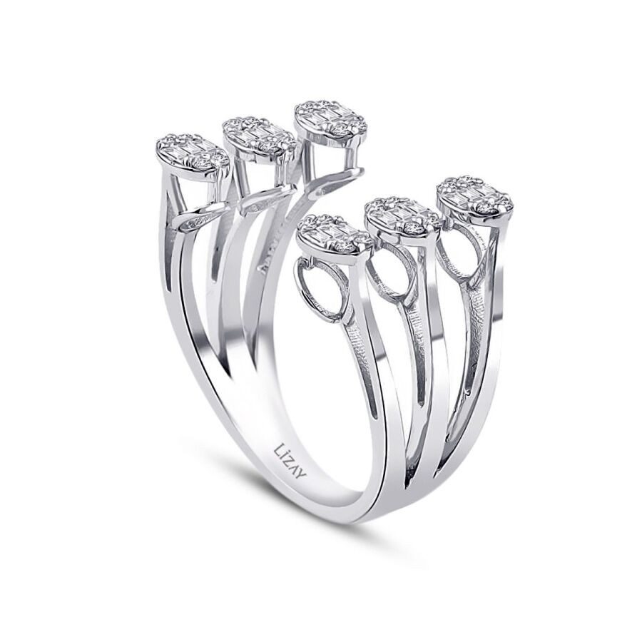 0.39 Carat Diamond Baguette Ring