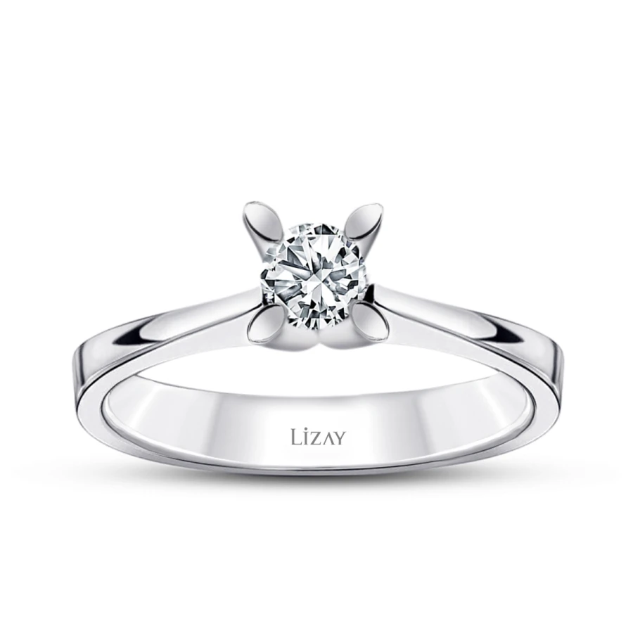 0.20 Carat Diamond Round Solitaire Engagement Ring