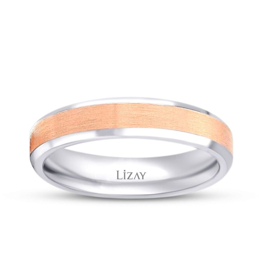Gold Zweifarbiger Ehering