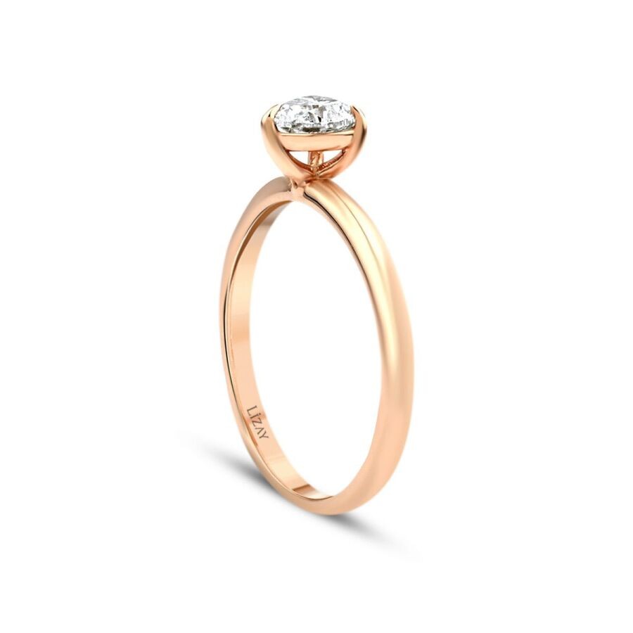 0.50 Carat Diamond Heart Cut Solitaire Engagement Ring