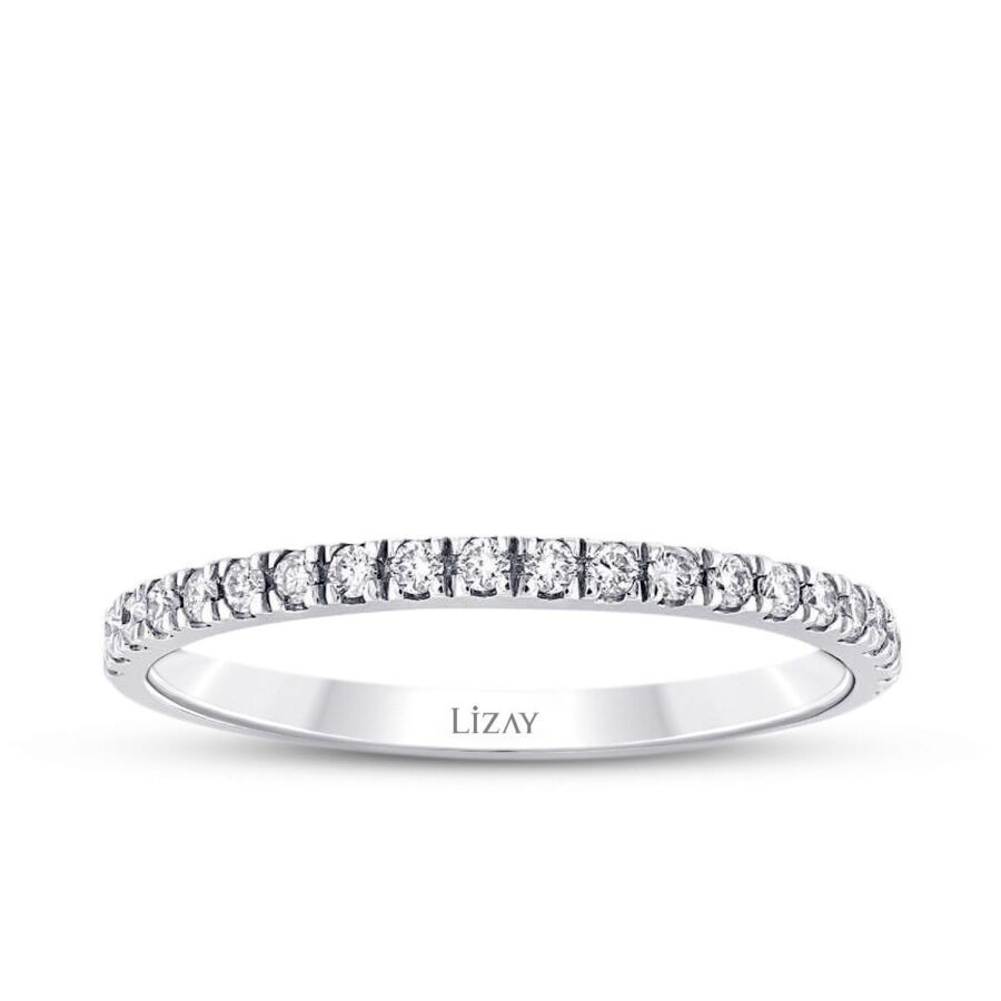 0,13 Karat Diamant Halb-Ewigkeitsring