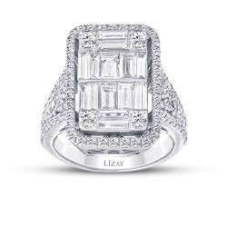 1,44 Karat Diamant Baguette Ring