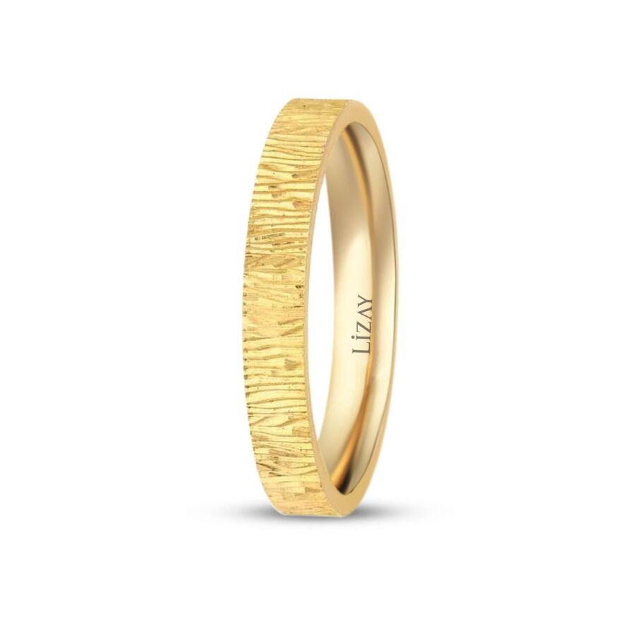 Klassischer Gold Ehering