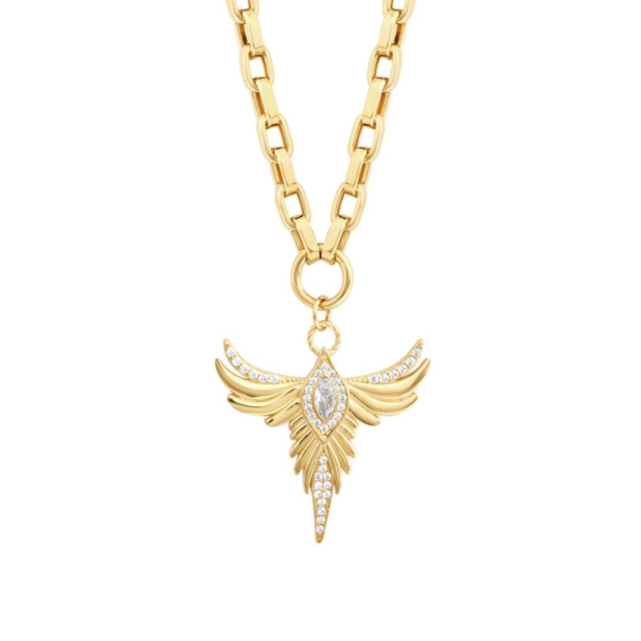 Gold Phoenix Necklace