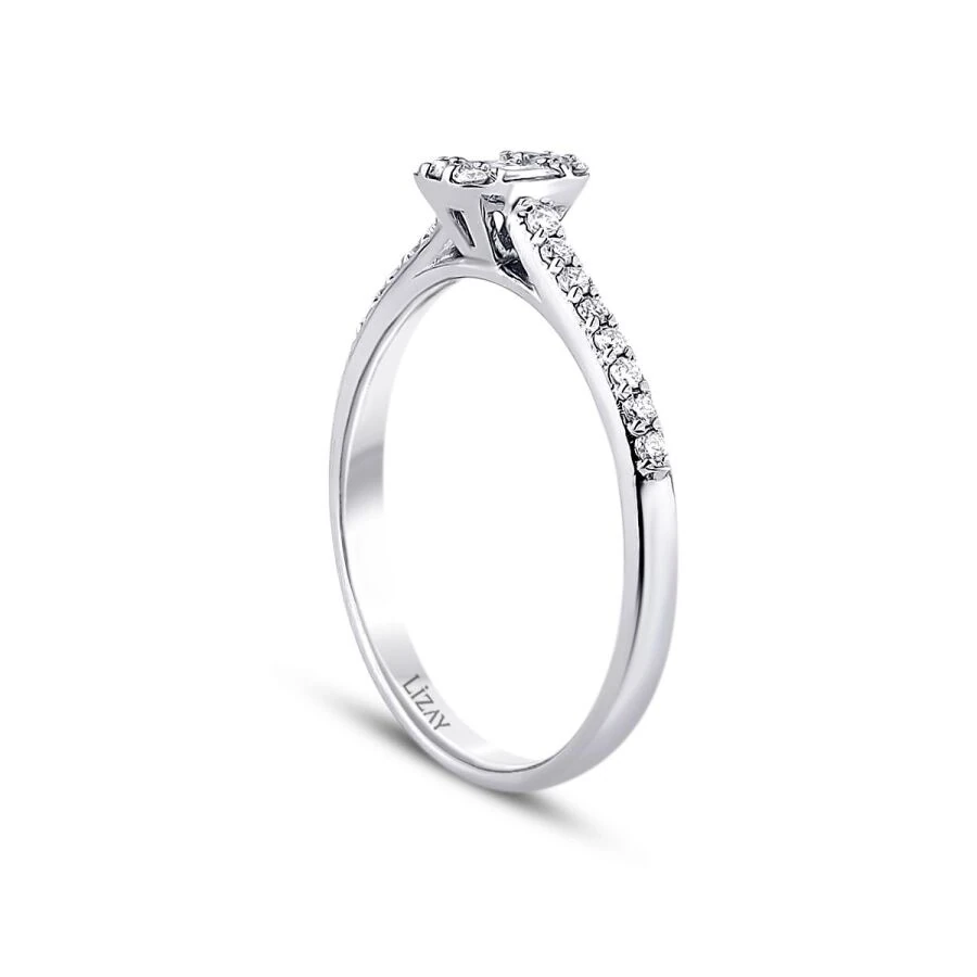 0.32 Carat Diamond Baguette Ring