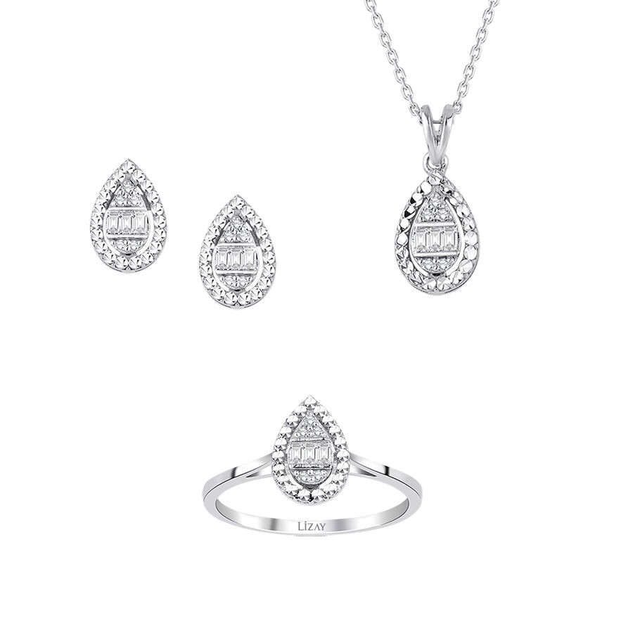 0.21 Carat Diamond Baguette Mini Set