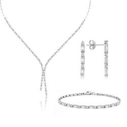 Gold Schlichtes Baguette Set