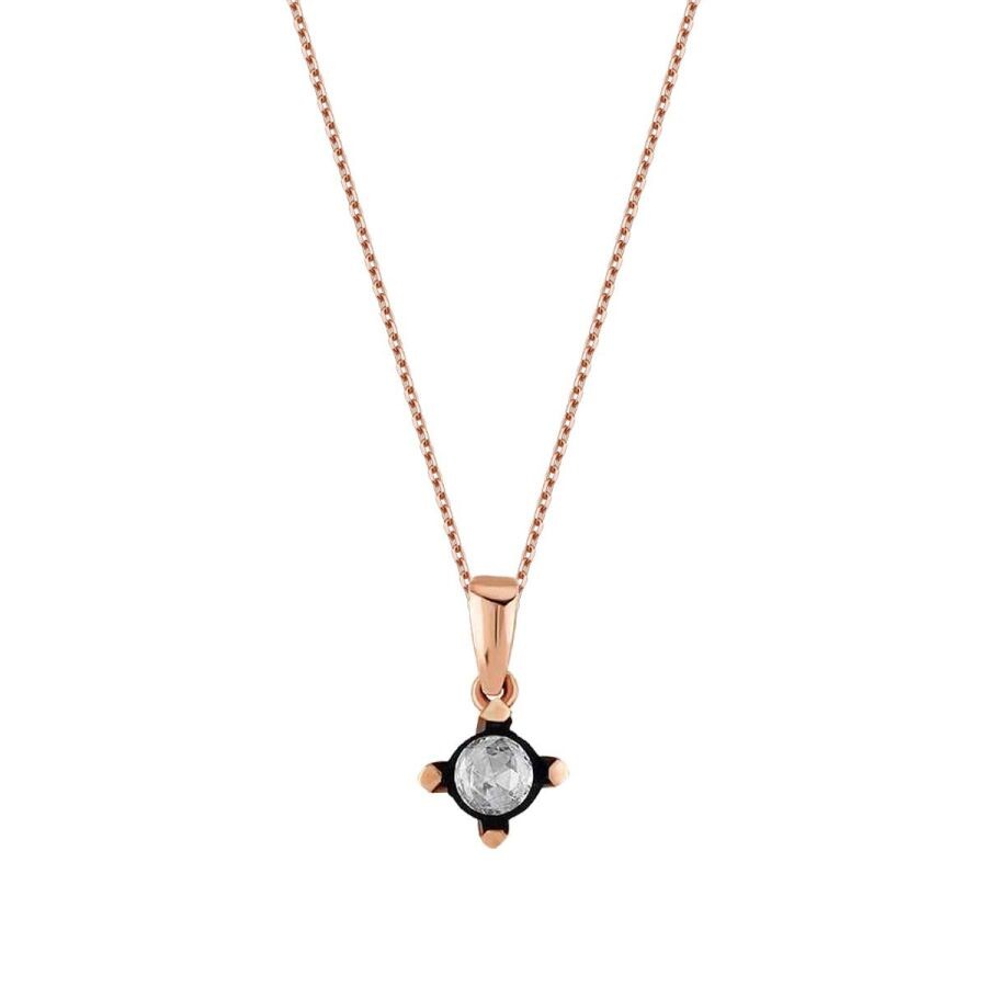 0.10 Carat Diamond Solitaire Necklace