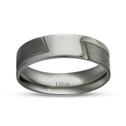 Black Gold Wedding Band