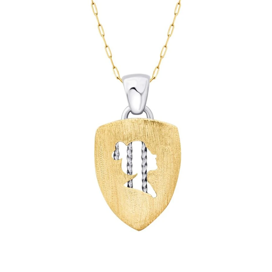 Gold Double-Sided Cage Necklace