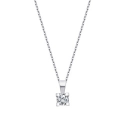 0.15 Carat Diamond Solitaire Necklace