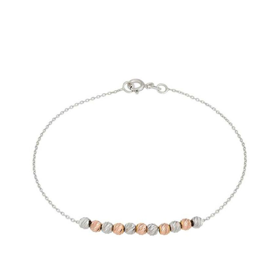 Gold Two-Tone Doric Bracelet