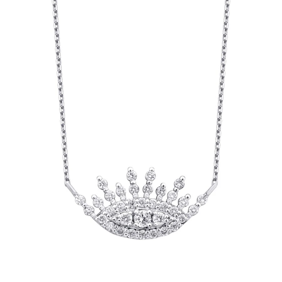 0.30 Carat Diamond Eye Necklace