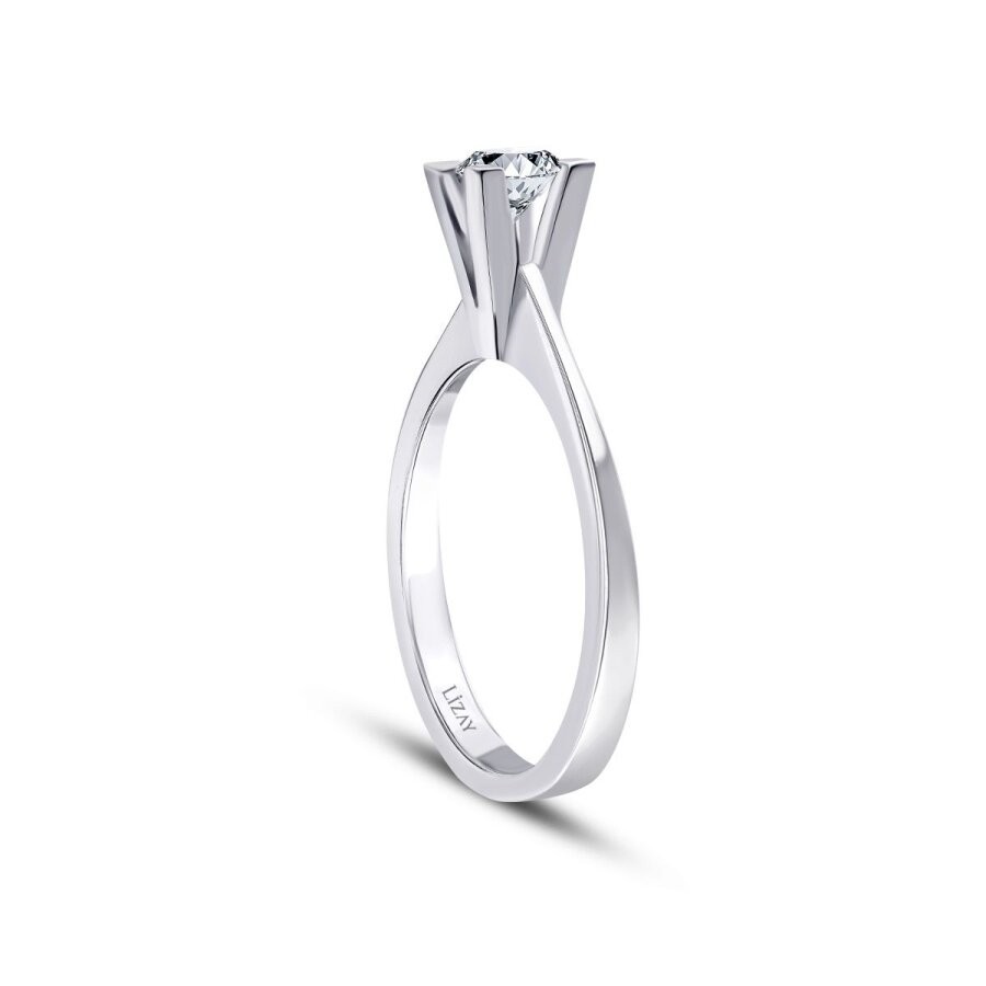 0.40 ct. Diamant Rund Solitär Verlobungsring