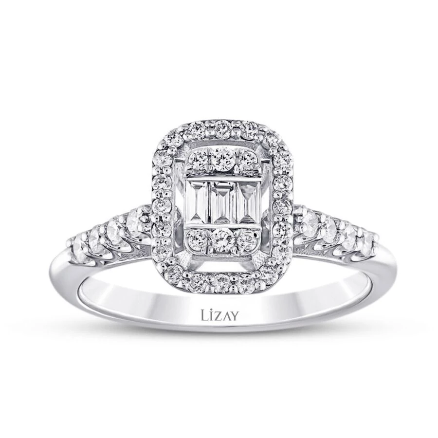 0.34 Carat Diamond Trend Baguette Ring