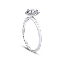 0.29 Carat Diamond Pear Ring