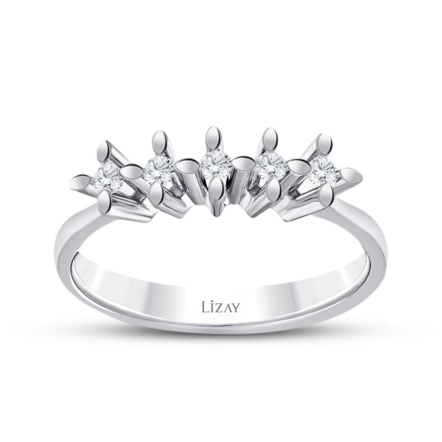 0.15 Carat Diamond Five-Stone Ring