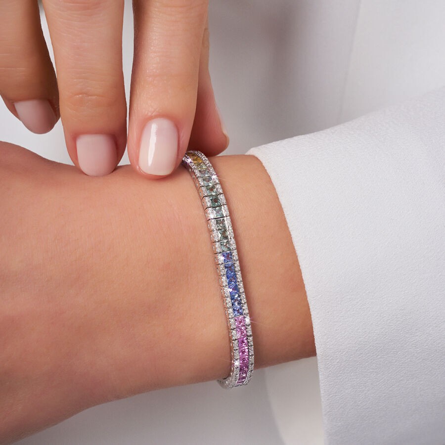 7,10 Karat Diamant Farbtrend Armband