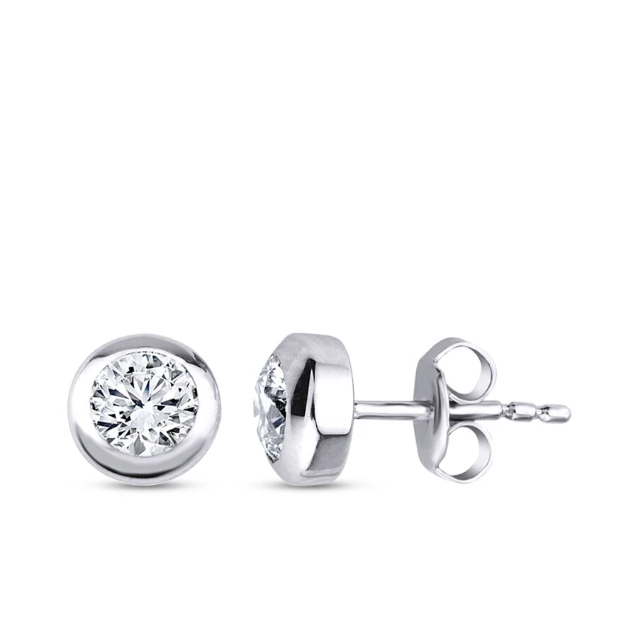 0.18 Carat Diamond Men's Earrings