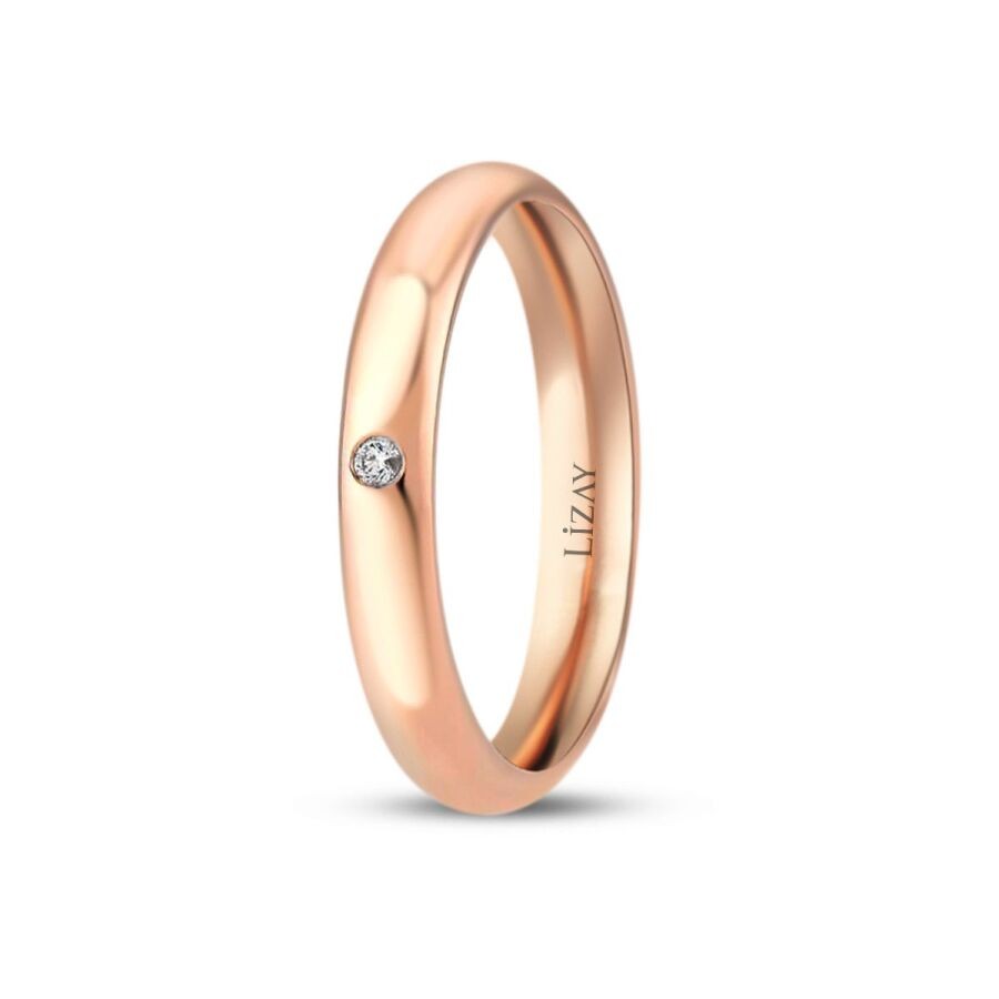 0.02 Carat Diamond Wedding Band