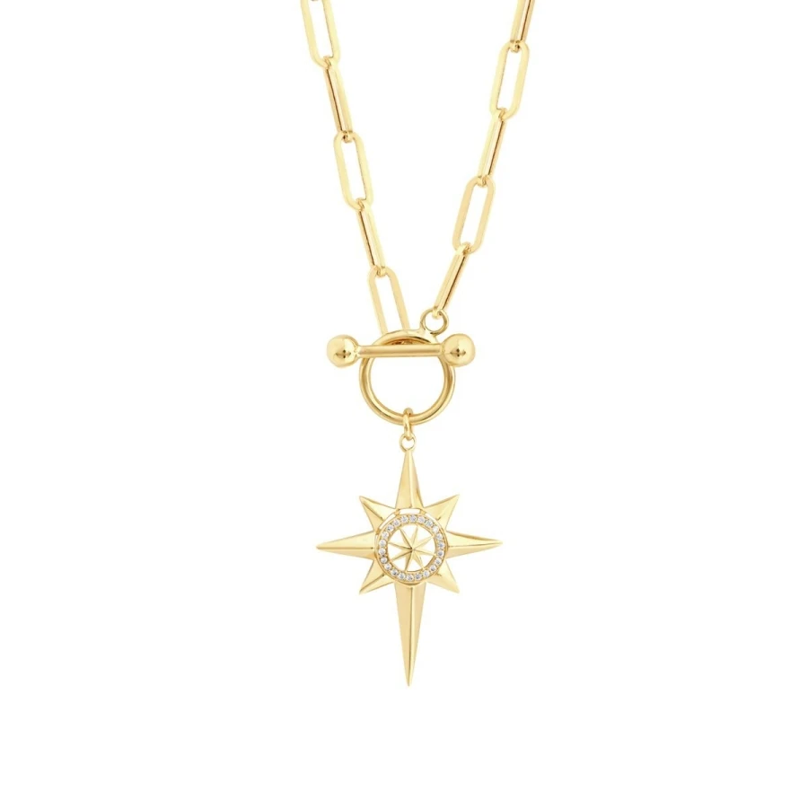 Gold Sky Key Necklace