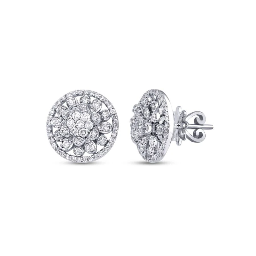 0.89 Carat Diamond Trend Earrings