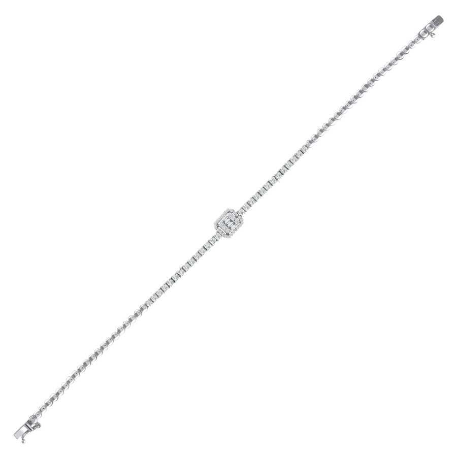 1.15 Carat Diamond Baguette Trend Bracelet