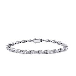 3.86 Carat Diamond Tennis Bracelet