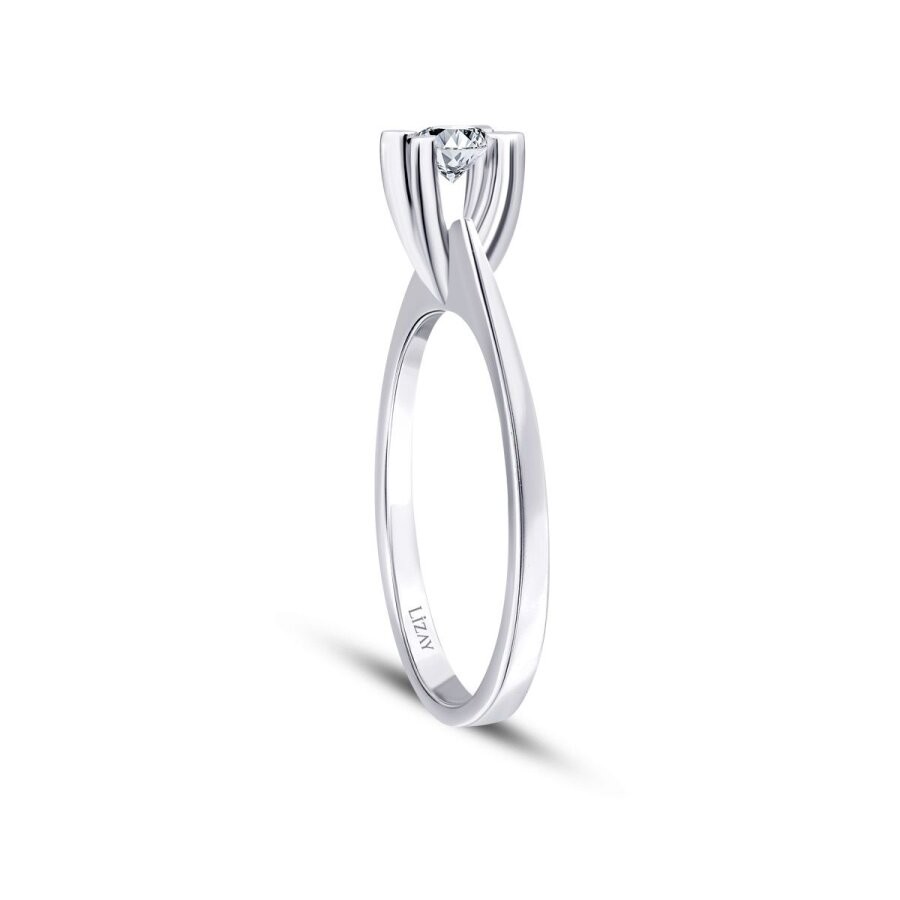 0.20 Carat Diamond Round Solitaire Ring