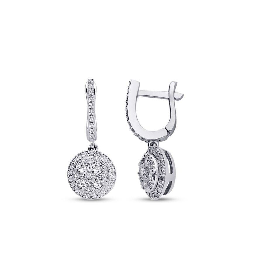 0.78 Carat Diamond Trend Earrings