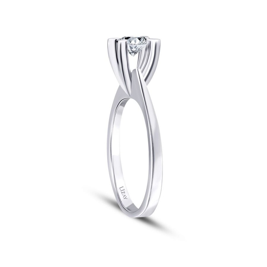 0.40 Carat Diamond Round Solitaire Engagement Ring