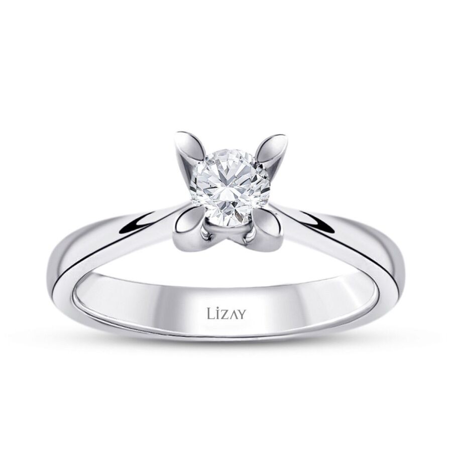 0.25 Carat Diamond Round Solitaire Engagement Ring