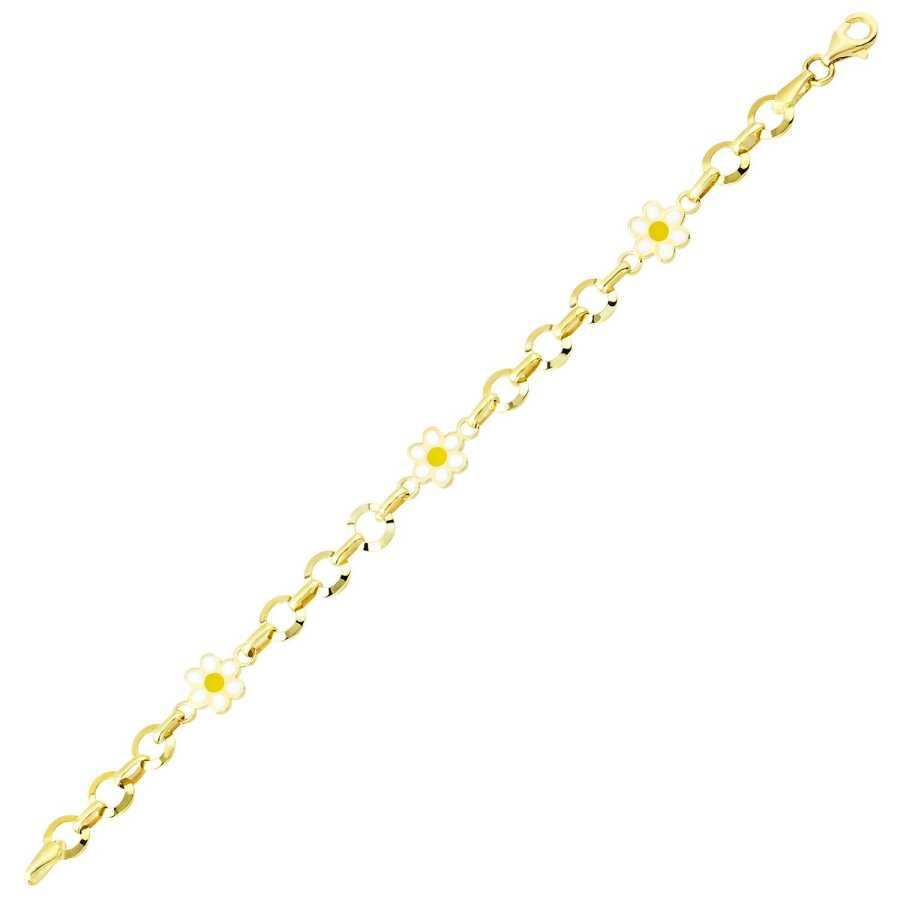 Gold Daisy Bracelet