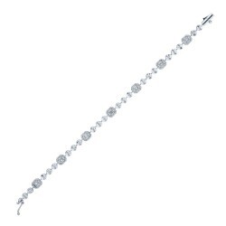 0.84 Carat Diamond Baguette Bracelet