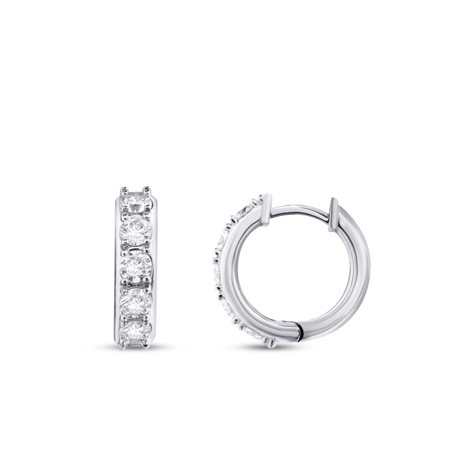 1.00 ct. Diamant Creolen Ohrringe