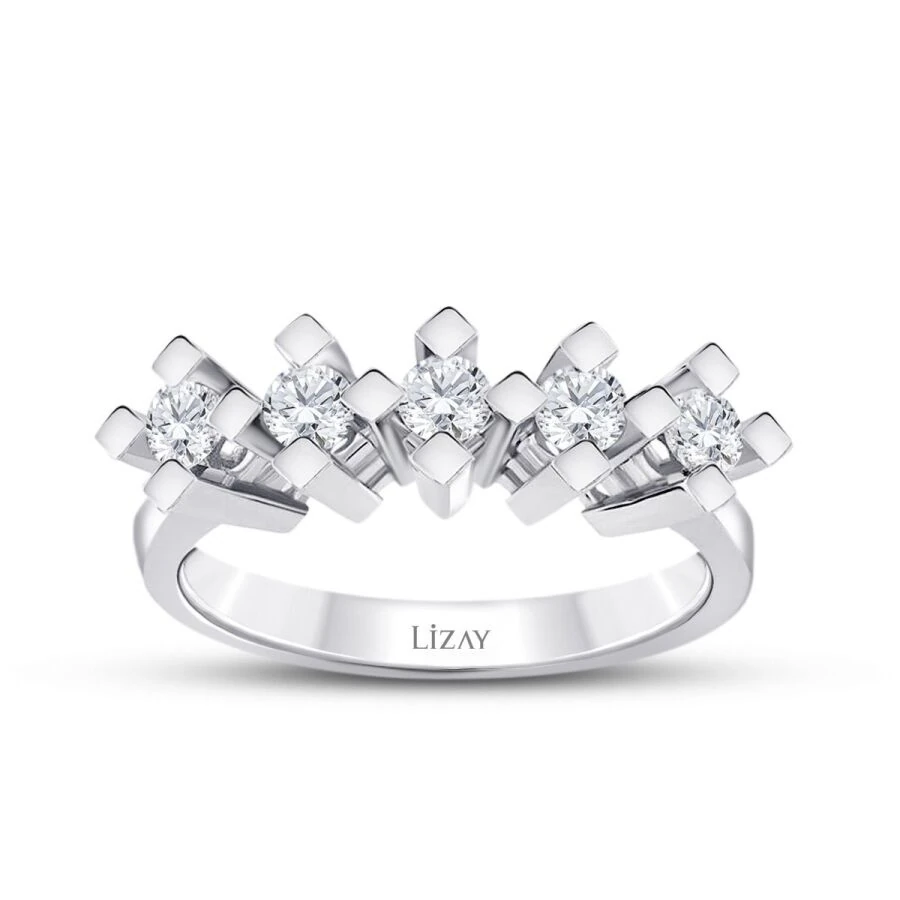 1.00 Carat Diamond Five-Stone Ring