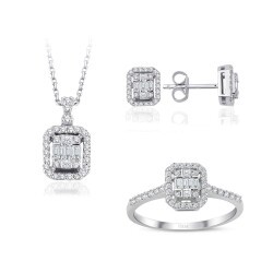 0.88 Carat Diamond Baguette Mini Set