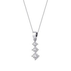 0.40 Carat Diamond Tria Necklace