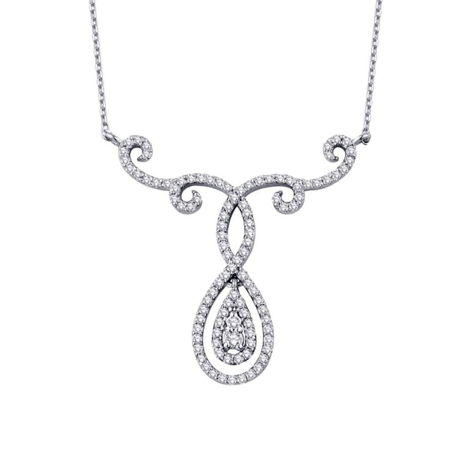 0.43 Carat Diamond Trend Necklace