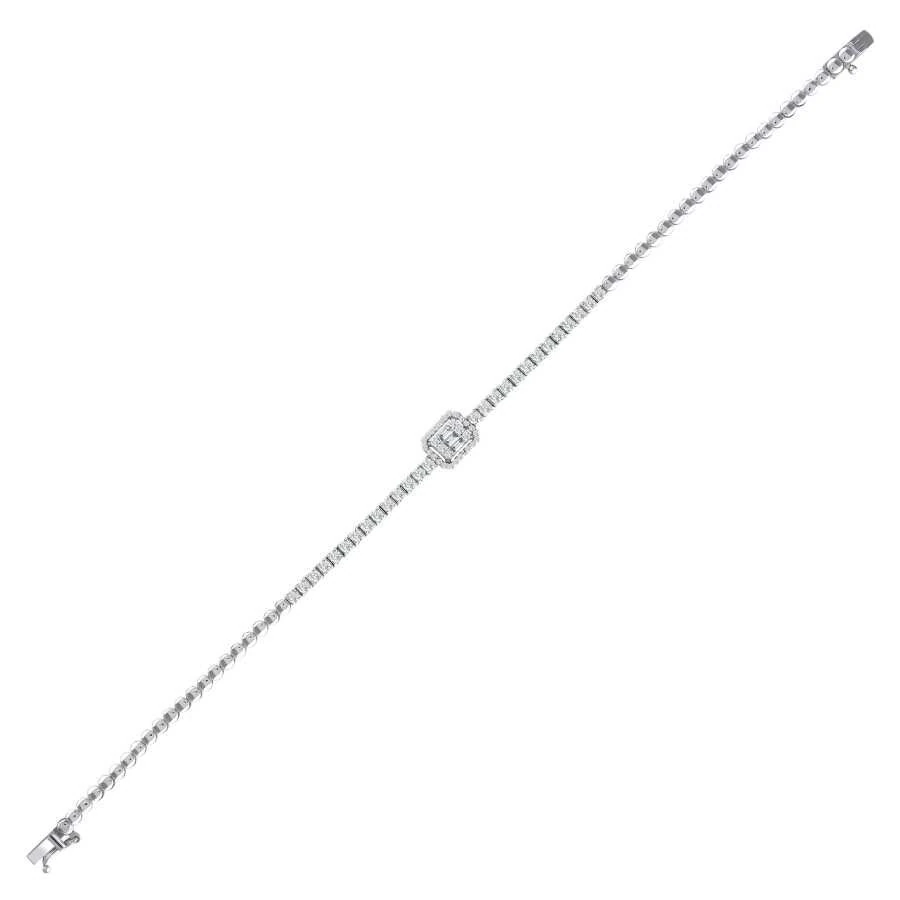 1.15 Carat Diamond Baguette Trend Bracelet