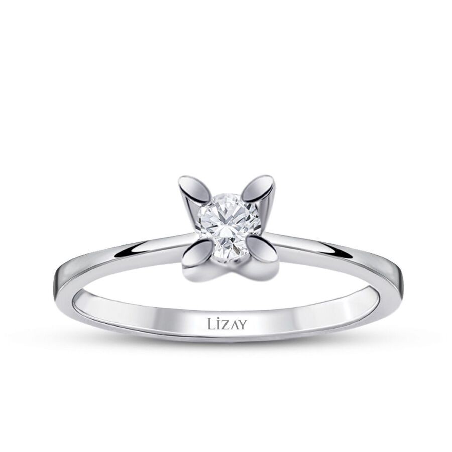 0.30 Carat Diamond Round Solitaire Engagement Ring