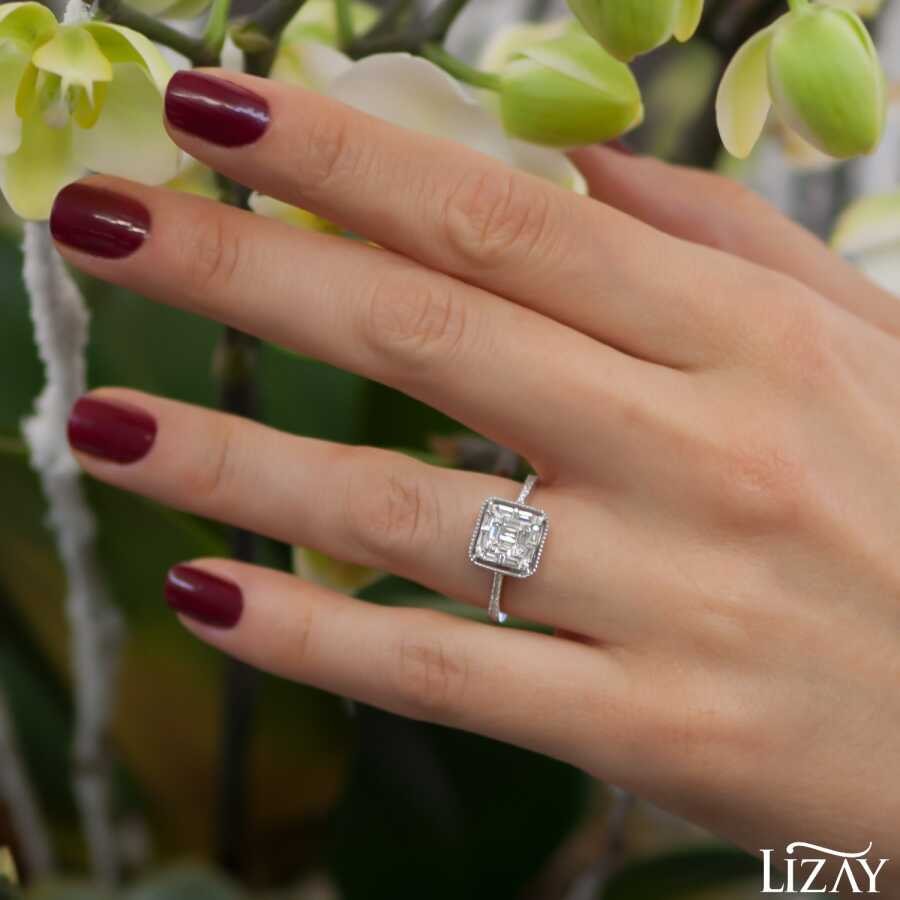 0.36 Carat Diamond Baguette Ring