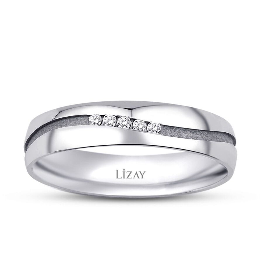 White Gold Wedding Band