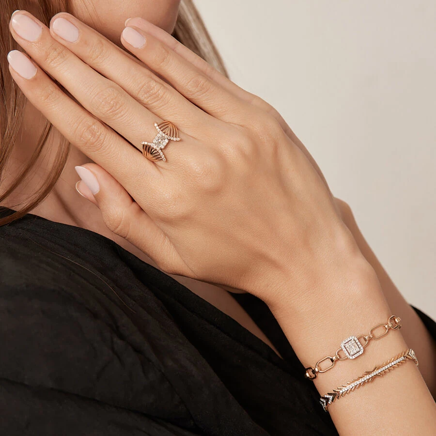 0.26 Carat Diamond Baguette Bracelet